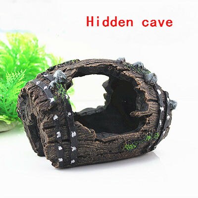 Aquarium Aquarium landschaftsbau dekoration Aquarium lieferungen kleine fische reptilien vermeiden höhlen versteckte höhlen Dekoration Fass