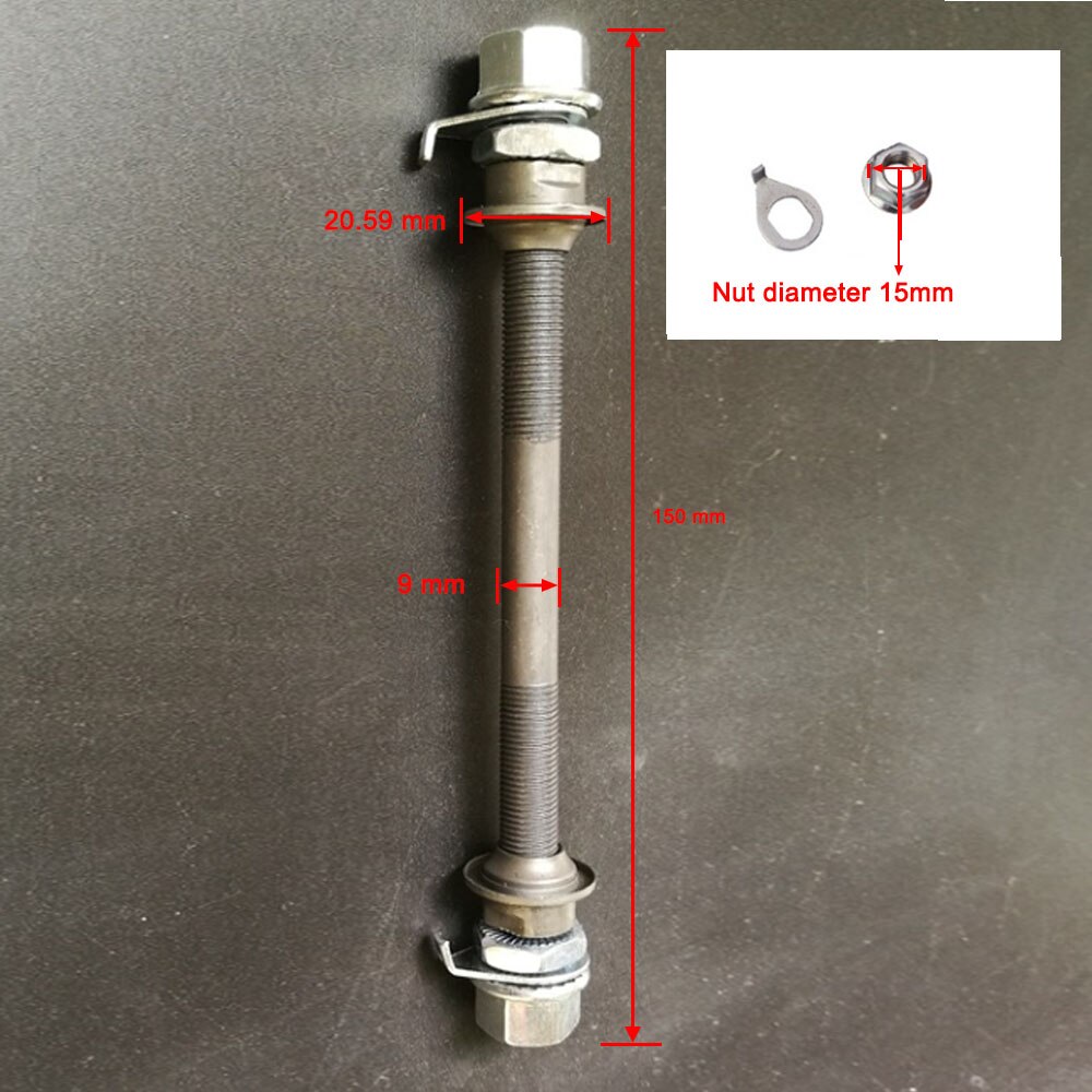 2 stücke Fahrrad Rad Hub Achse dauerhaft Hub Achse Feste Welle für Fahrrad Fahrrad Radfahren