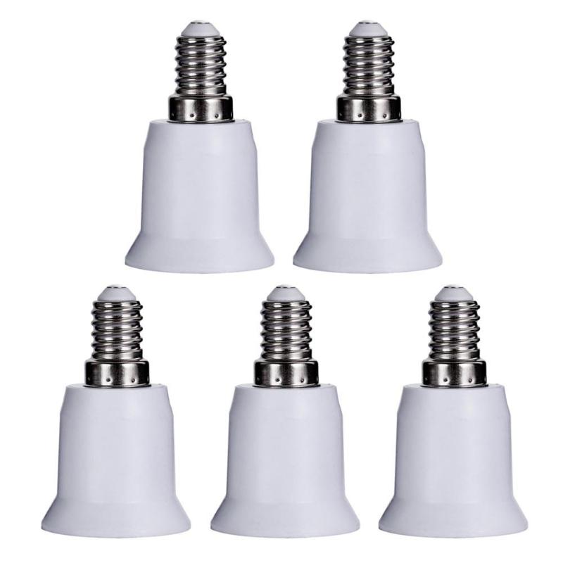 E14 zu E27 Lampe Halfter E14 zu E26 Adapter Konverter Energie Adapter Licht Lampe Birne Basis Sockel LED Glühbirne erweitern Stecker 5 stücke