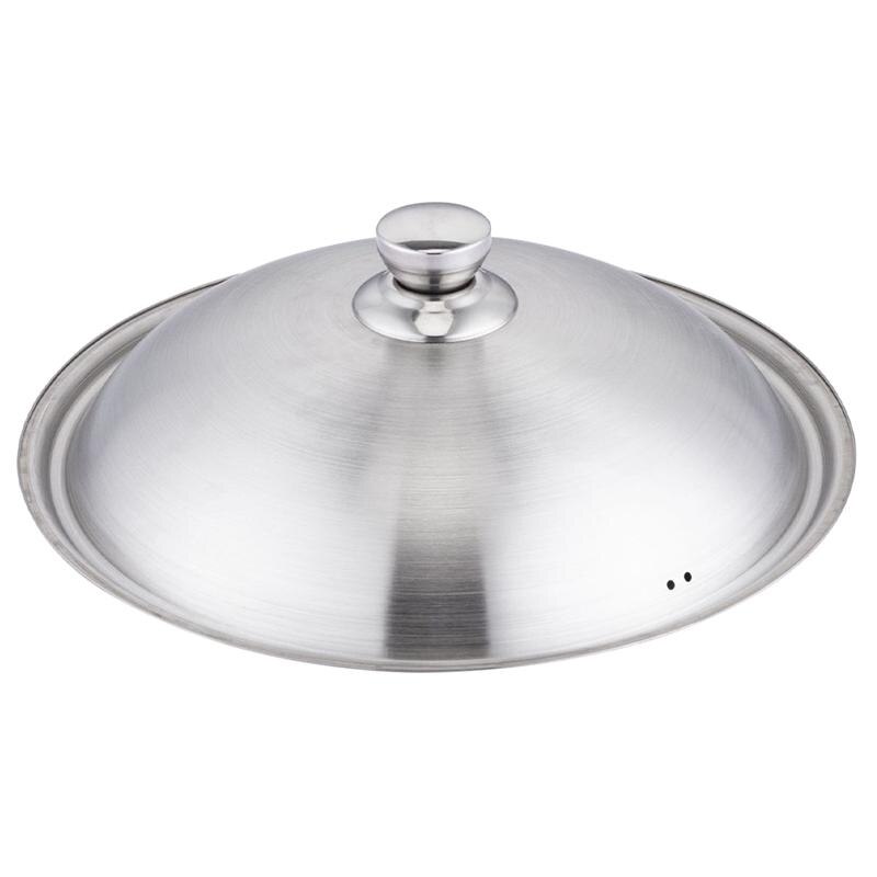 Edelstahl Topf Abdeckung Universal- Topf Abdeckung Küche Verdickt Topf Abdeckung 32CM