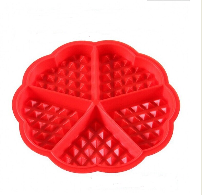 Küche Backformen Hohe-temperatur Nicht-Stock Waffel Schimmel Silikon DIY Backen Kuchen bilden Platz/Runde Kuchen bilden Macher