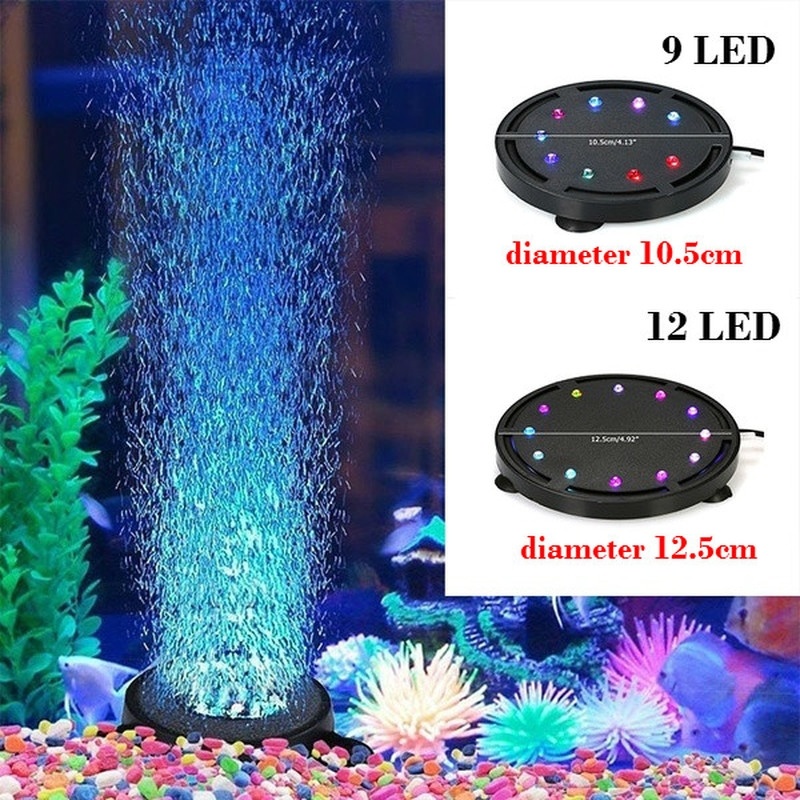 Bunte Aquarium LED Lampe glühen in das dunkel Wasserdichte LED Licht für Aquarium Zubehör Dekoration