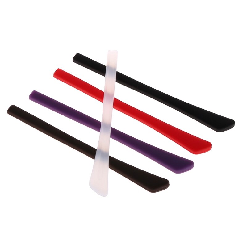 Weiche Silikon Anti Unterhose Brillen Gläser Tempel Tipps Zubehör Platz See Gläser Bein Ärmeln