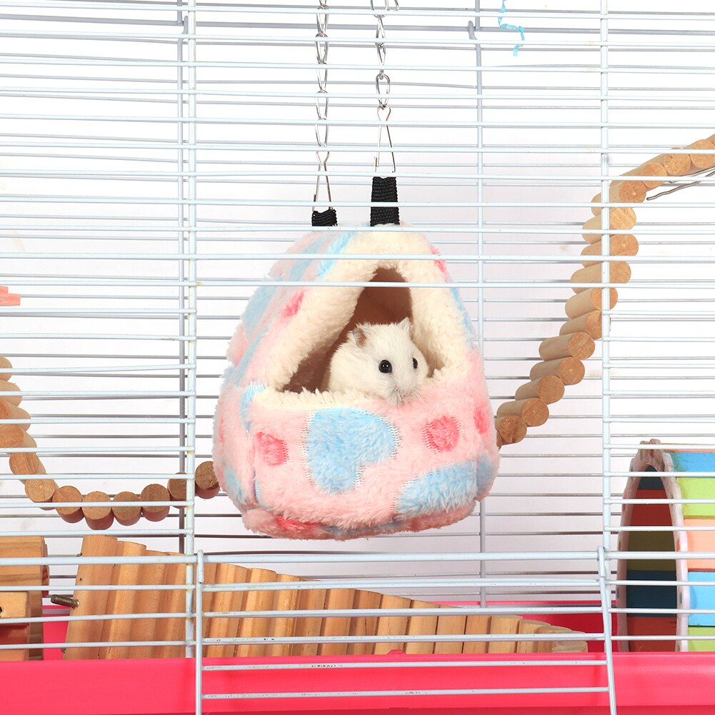 Haustier Hamster Schlafsack Warme Hamster Bett Haus Nest Winter Warme Eichhörnchen Igel Chinchillas Warme Baumwolle Schlafsack
