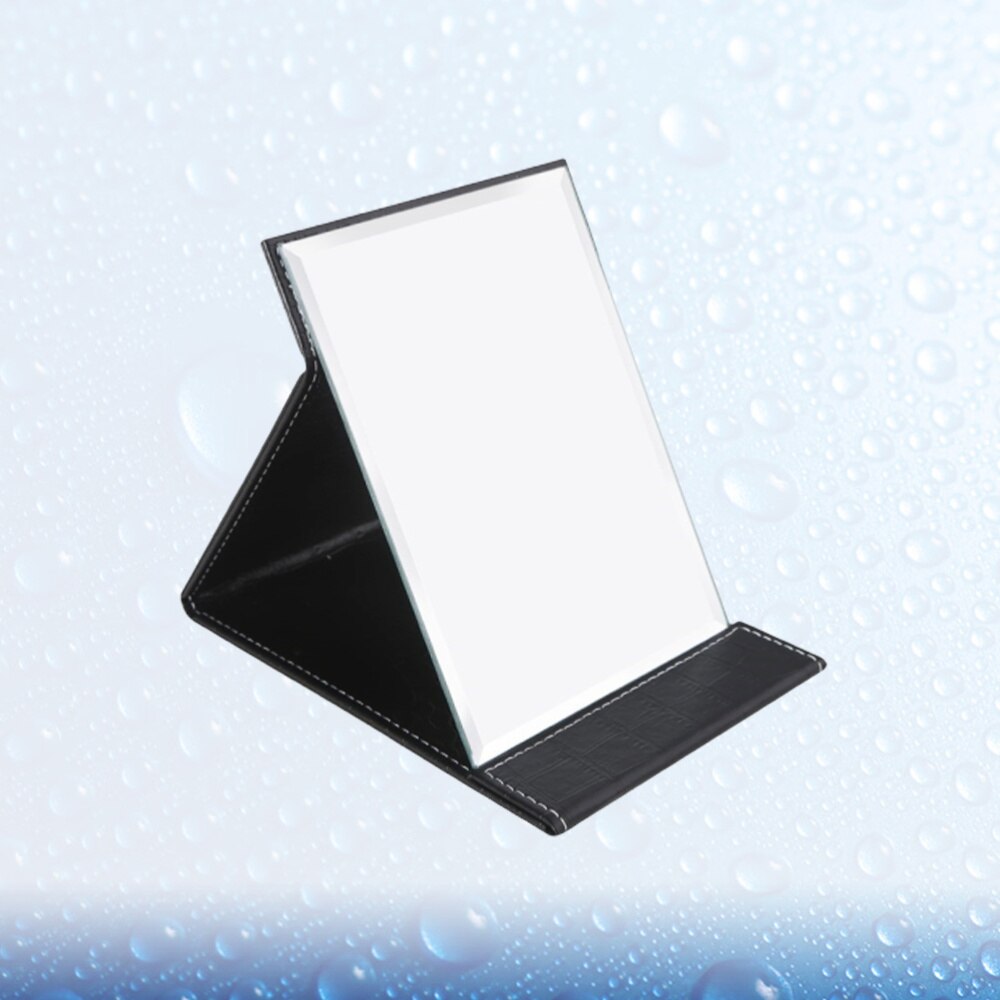 machen-hoch Spiegel Faltbare Spiegel Minimalistischen Suchen Glas Kosmetik Spiegel Größe L Schwarz