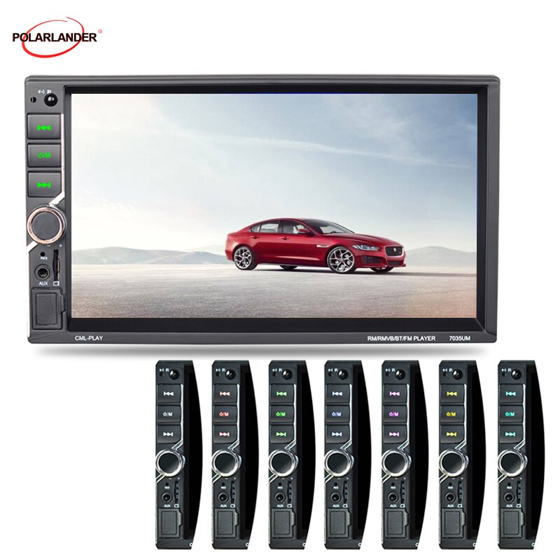 Touchscreen Universal- Auto Radio Unterstützung Rückansicht Kamera MirrorLink Auto Radio Auto Multimedia-Spieler Autoradio MP5 7'' 2 Lärm