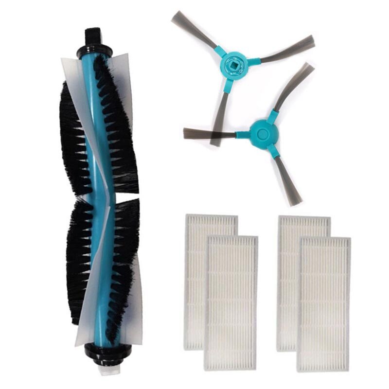 Roboter Staubsauger Filter Wichtigsten Pinsel Seite Pinsel Mopp für Konga 1390 1290 Serie Roboter Staubsauger Teile Zubehör