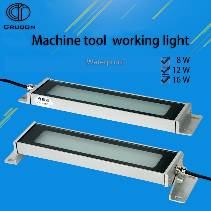 LED CNC Maschine Werkzeug Licht Explosion-nachweisen Öl-nachweisen Wasserdichte Arbeits Lampe Fräsen drehmaschine lampe 8 W 12 W 16 W