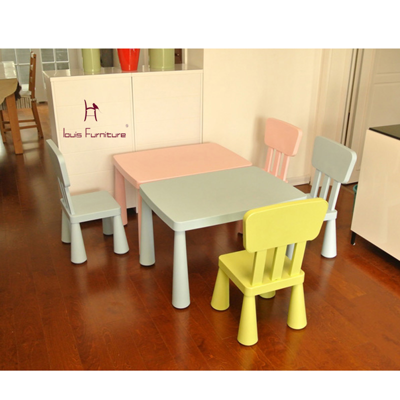 freundlicher Möbel Studie Schreibtisch und Stuhl Schreibtisch Quadratischen Tisch Spiel Tabelle