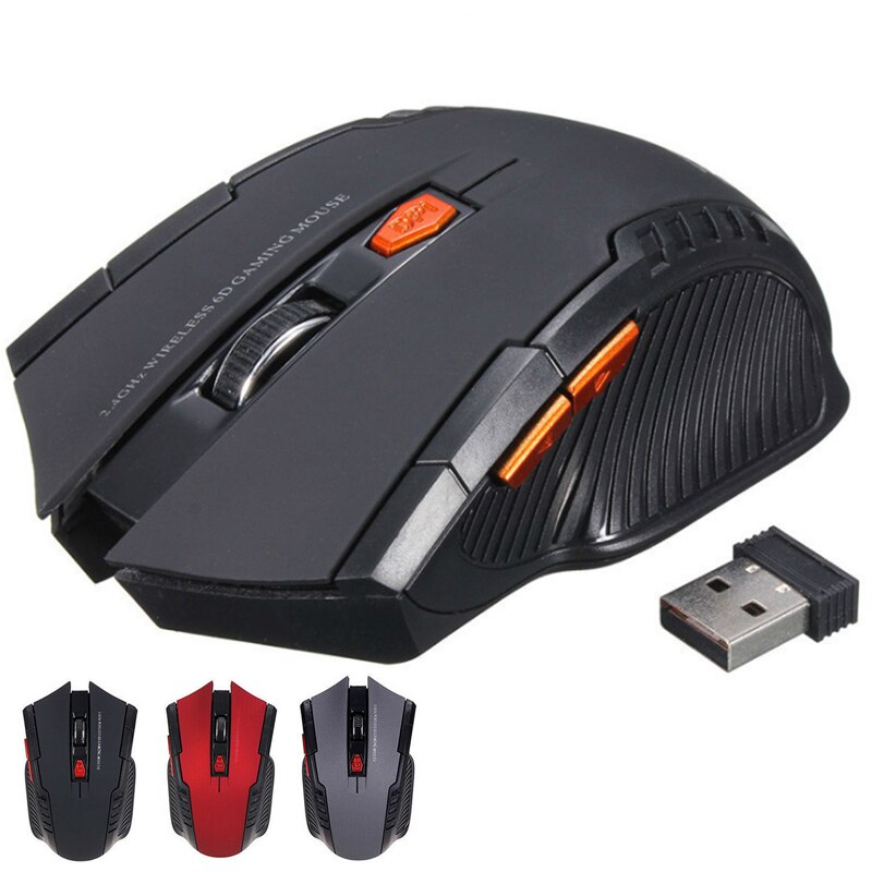 Drahtlose Maus Mäbenutzen Mit 2,4 GHz USB Empfänger Gamer 1600DPI Maus Für Fenster Mac Computer PC Laptop