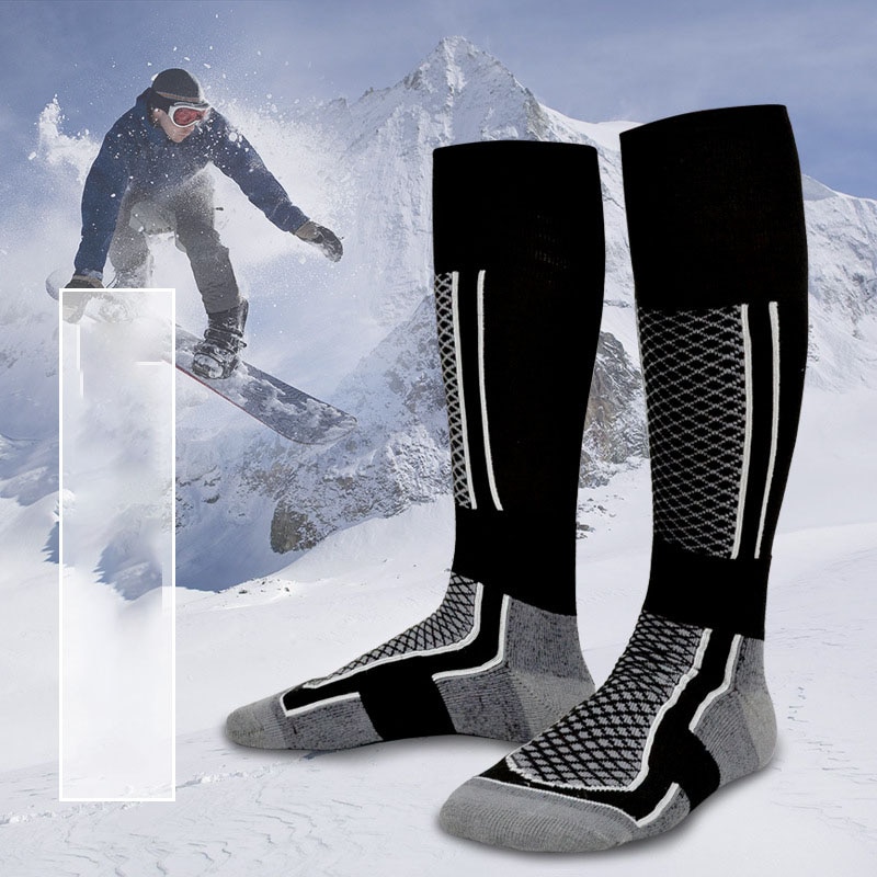 Sport Ski socken draussen wandern lange rohr erwachsene verdickung wandern socken warme atmungsaktive tragen-beständig schnell trocknende socken