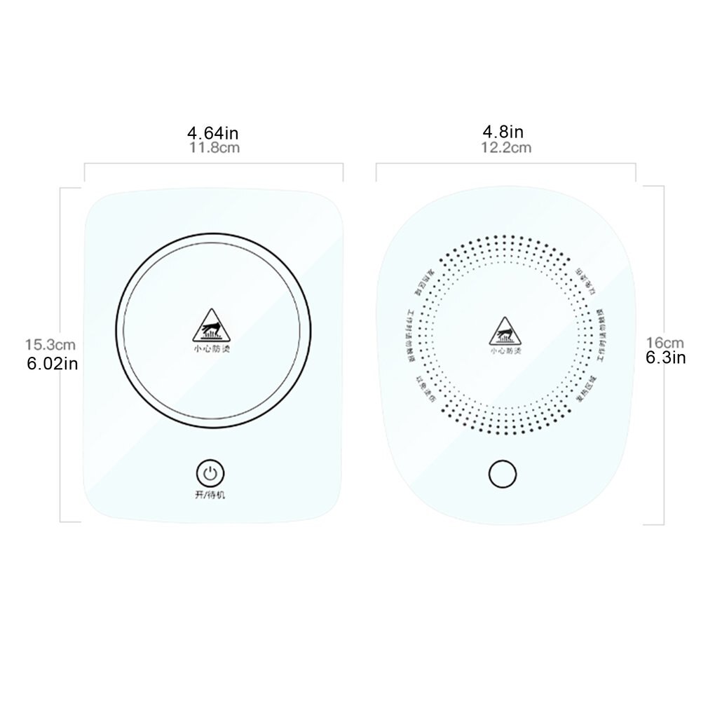 Elektrische Kaffee Becher Wärmer Platte Konstante Temperatur Heizung Basis Schwerkraft Induktion Schalter Heizung Bahn Heizung
