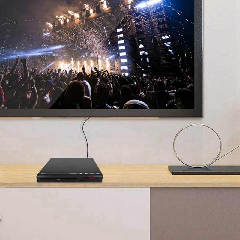 DVD Spieler für TV, alle Region kostenlos DVD CD Scheiben Spieler AV Ausgang Gebaut-in Kumpel/ NTSC, USB Eingang, fernbedienung EU Stecker