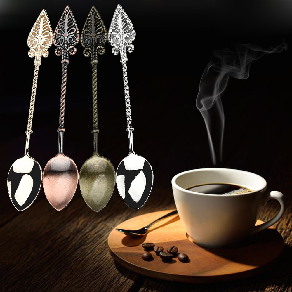 Kaffee zucker zubehör retro Kaffee Löffel Zucker Tee Nachtisch Kuchen Besteck Küche Geschirr kaffee Scoop Cafe acessorios L * 5