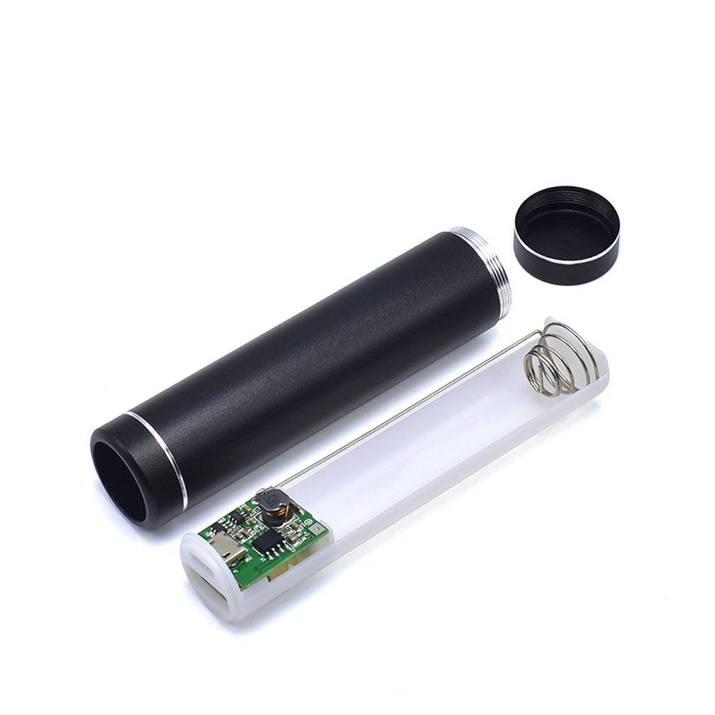 Mehrfarbig Draagbare Energie Bank fallen Diy 1X18650 Energie Doos Hülse Batterij Houder Erfüllt Usb-poort Opladen