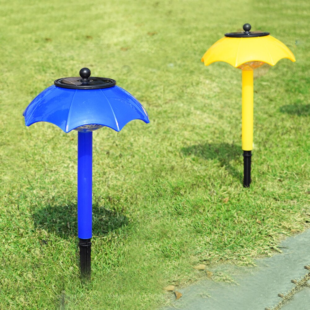 2Stck LED Solar- Beleuchtung draussen wasserdicht Garten Rasen Lampe leicht Installation Lampe Pro Haushalt draussen Dekoration