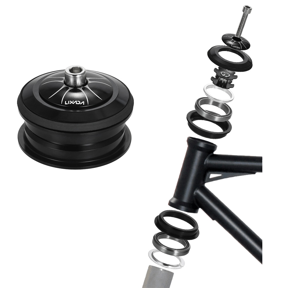 Lixada Fahrrad Headset CNC Threadless Kegel Headset Gedichtete Lagerbier 1-1/8 "MTB Rennrad lenksäule Headset