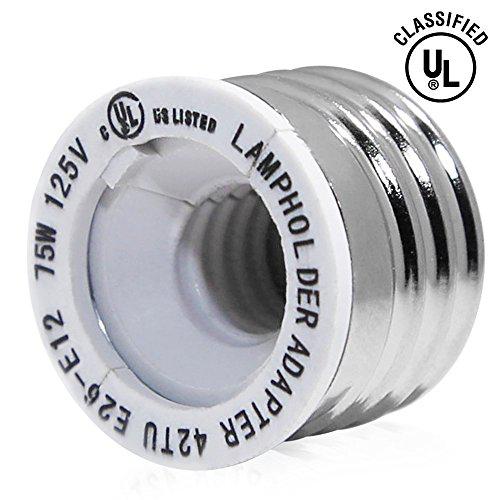Wärme Besteändig E27 E26 Zu E12 Lampe Basis Sockel Birne Lampe Adapter Halfter Konverter Keine Brandgefahr 250 V 1000 W Max Sockel Halfter