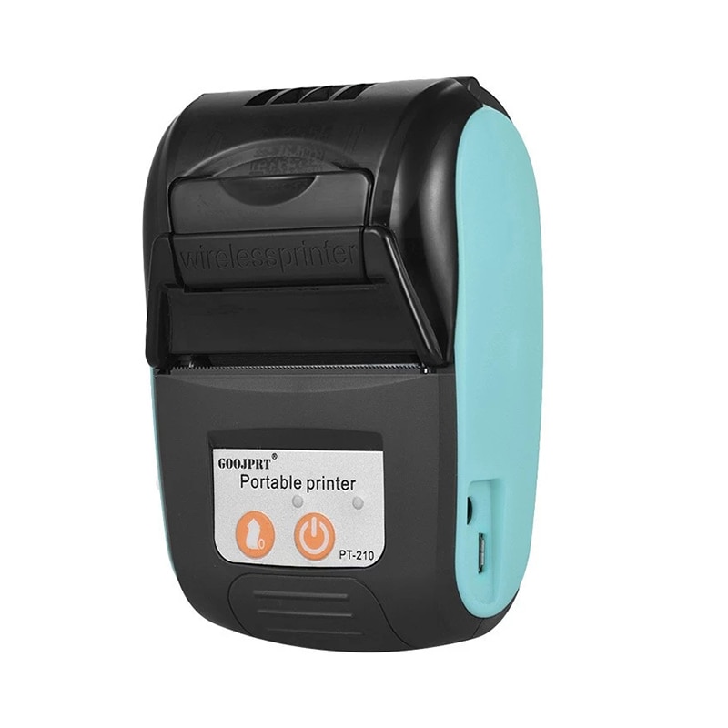 GOOJPRT PT-210 Tragbare Thermische Drucker Handheld 58mm Empfang Drucker für Einzelhandel Geschäfte Gaststätten Fabriken Logistik
