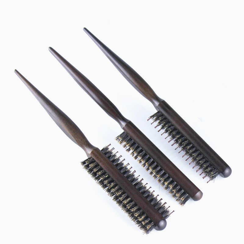 Professionelle Salon neckisch Zurück Haar Pinsel Holz schlank Linie Kamm Haarbürste Verlängerung Friseur Styling Werkzeuge DIY Bausatz