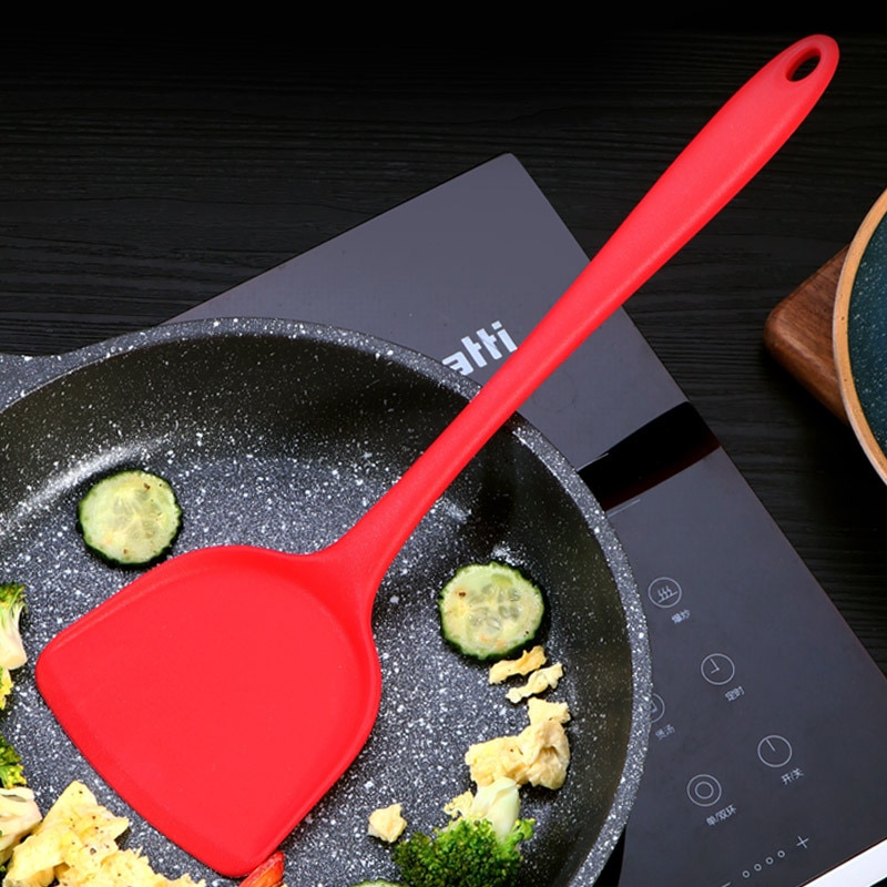 Küche Kochen Utensilien Dreher Kreative Silikon Spachtel Küche Kochen Silikon Nicht-Stock Spachtel Haushalt Kochen Spachtel