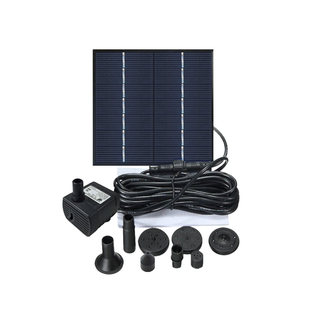 Schwarz Solar- Energie Tafel Wasserpumpe Aquarium Aquarium Wasserpumpe Schwimm Solar- angetrieben Garten Brunnen Wasser Pumpe