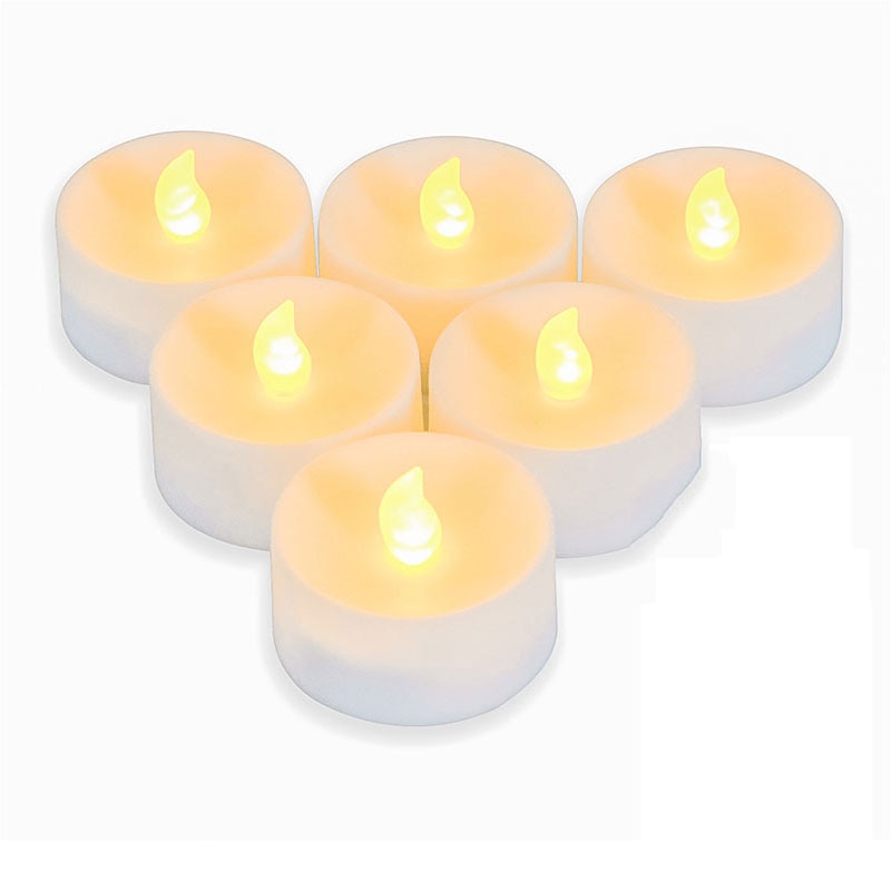Pack von 6 Timer LED Kerzen, Batterie Betrieben Teelichter durch AAA Batterie, Batterie nicht enthalten, dekorative Timer Kerzen Für Heimat