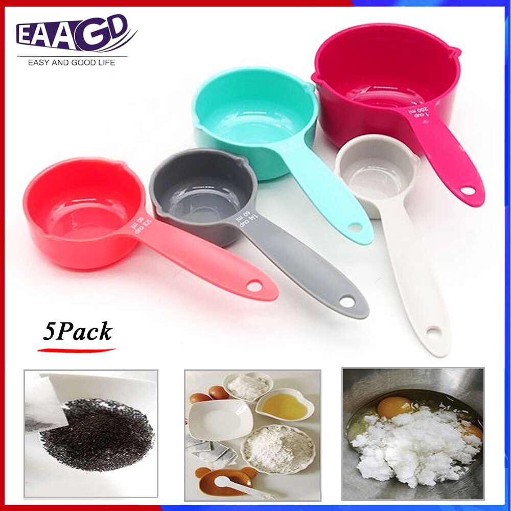 5 Teile/satz Messlöffel Küche Messbecher Und Löffel Backen Utensil einstellen Löffel Tasse Backen Utensil Auf