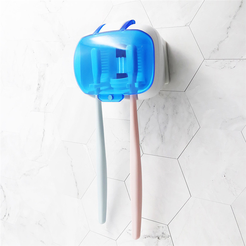Zahnbürste Desinfektion Kasten Zahnbürste Sauber Desinfektion Sanitizer Tragbare Antibakterielle UV Licht Batterie angetrieben Oral Hygiene