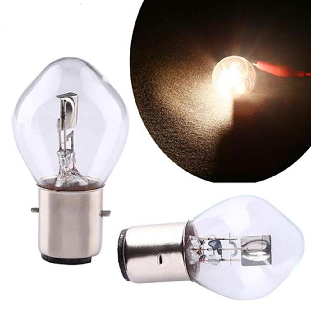 1/2Stck 12V 35W 10A B35 BA20D Motorrad ATV Moped Rolle Lange Lampe Freies Leben licht Helligkeit Lampe Scheinwerfer Hohe K9Q7