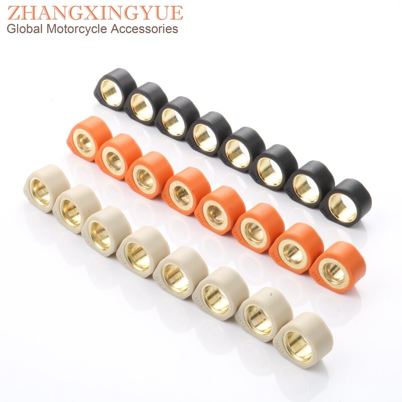 8 pc Leistung Variator Rolle Gewichte 9 gramm 11 gramm 15,5 gramm 20x12mm für Aprilia Leonardo 250 (99-01) Leonardo ST 250 (2001)