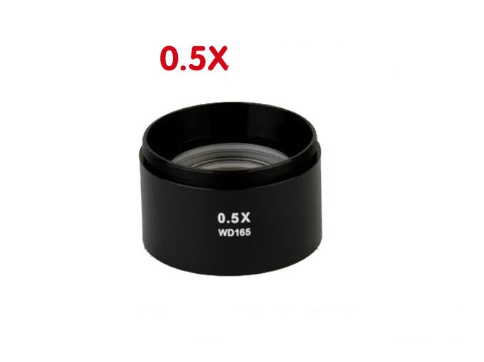 Für Stereo Mikroskop 0,5 X/1,5 x Hilfs Ziel für Mikroskope 0,5 x Reduktion Objektiv 2x Große Ziel Objektiv