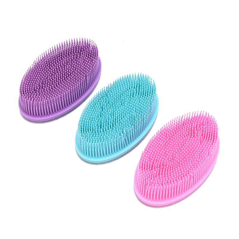 1 stücke Silikon Kopf Körper Massagegerät Shampoo Kopfhaut Massage Pinsel Haar Waschen Kamm Körper Dusche Pinsel Schlecht Spa Abnehmen Schönheit werkzeuge