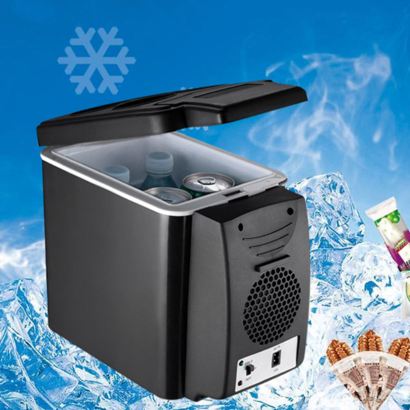 Tragbare 6L Auto Kühlschrank 12V Multi-Funktion Temperatur Kontrolle Dual-benutzen-Kasten Kühler Wärmer Fahrzeug- Kühlschrank Für Heimat Reise