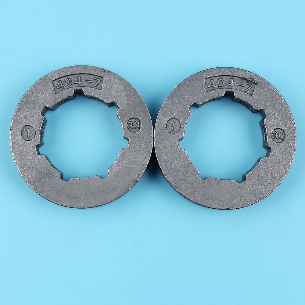 2 Teile/los. 404 '-7 T (Std) 22mm Kettenradkranz Für Husqvarna 2101 3120 394 395 385 390 Stihl Frau660 066 Kettensäge #22270