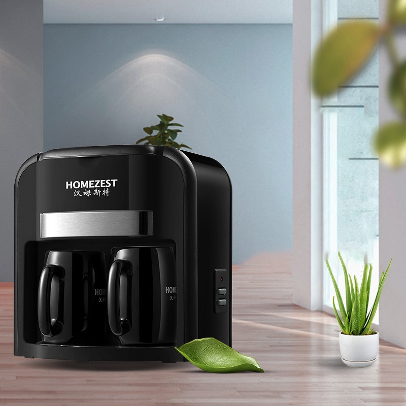 420W Auto Dual Tasse Kaffee Maschine Elektrische Tropfen Kaffee Hersteller Dual-verwenden Amerikanischen Kaffee Tee Maschine Haushalt 220V