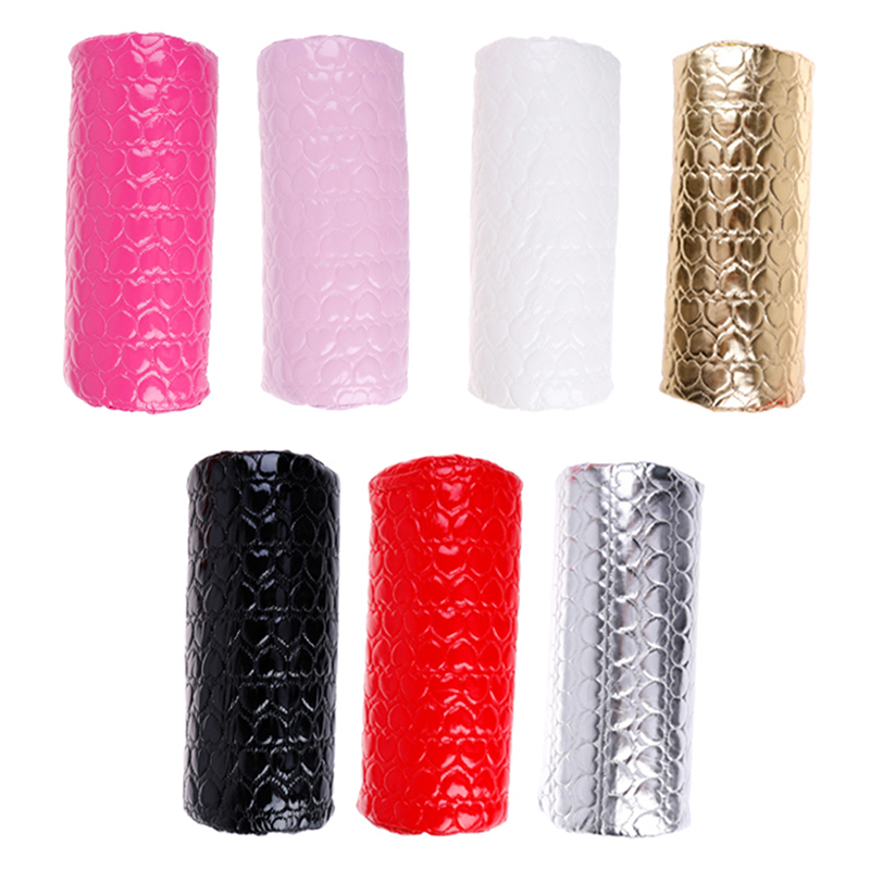Professionelle Hand Kissen Halfter Weichen PU Leder Schwamm Arm Rest Liebe Herz Nagel Kissen Manikübetreffend Kunst Schönheit Nagel matt Pad