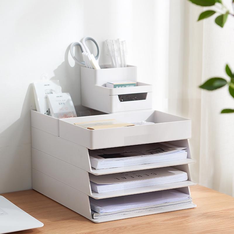 Heimat Sekretariat Schreibtisch Lager Kasten Organizer Schublade Datei Ordner Schreibwaren Tablett Stift Halfter Schreibtisch Klassifizieren Lagerung Büro Suppiles