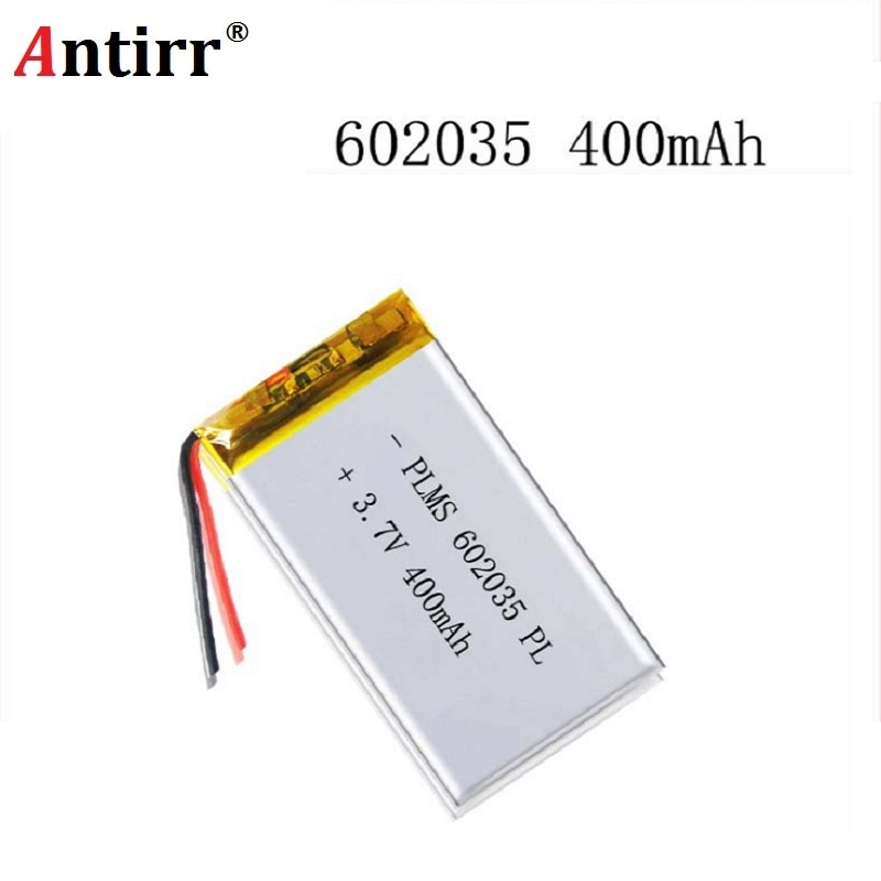 Polymer batterie 400 mah 3,7 V 602035 Clever Heimat MP3 lautsprecher Li-Ion akku für dvr GPS mp3 mp4 praktisch lautsprecher