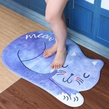 Waschbar Küche Teppich Schlecht matt Schlecht Produkte Teppich Fußmatt Schlecht matt Tee Tisch Saugfähige Gleitschutz Falsche Schlaf Katze Teppich