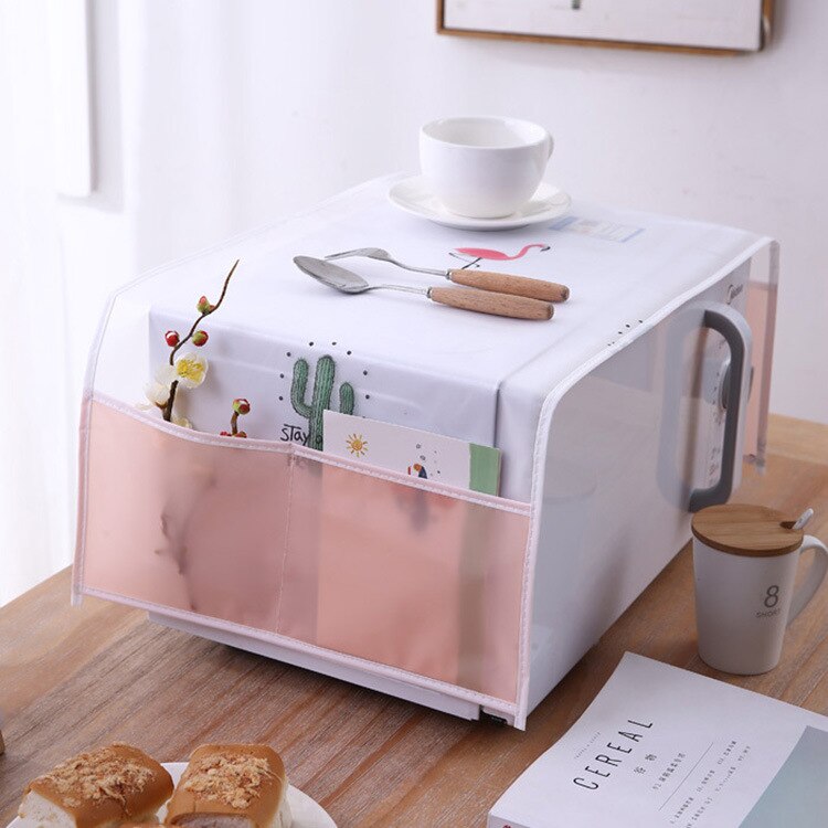 Wasserdicht 1Stck Fett Proofing Lagerung Tasche Küche Zubehör Doppel Taschen Staub Abdeckungen Mikrowelle Abdeckung Mikrowelle Haube