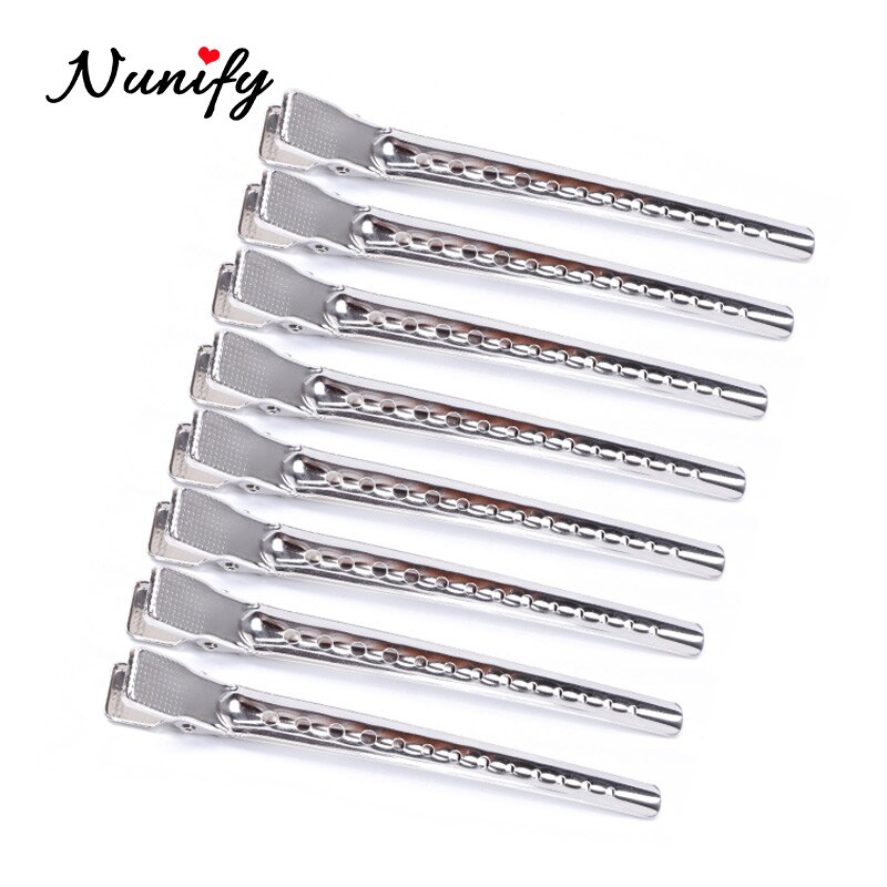 Nunify Profi Salon Friseur Werkzeuge Ente Mund Friseur Haar Clip Edelstahl Friseur Schnitte Klemme Bausatz Haar Clip