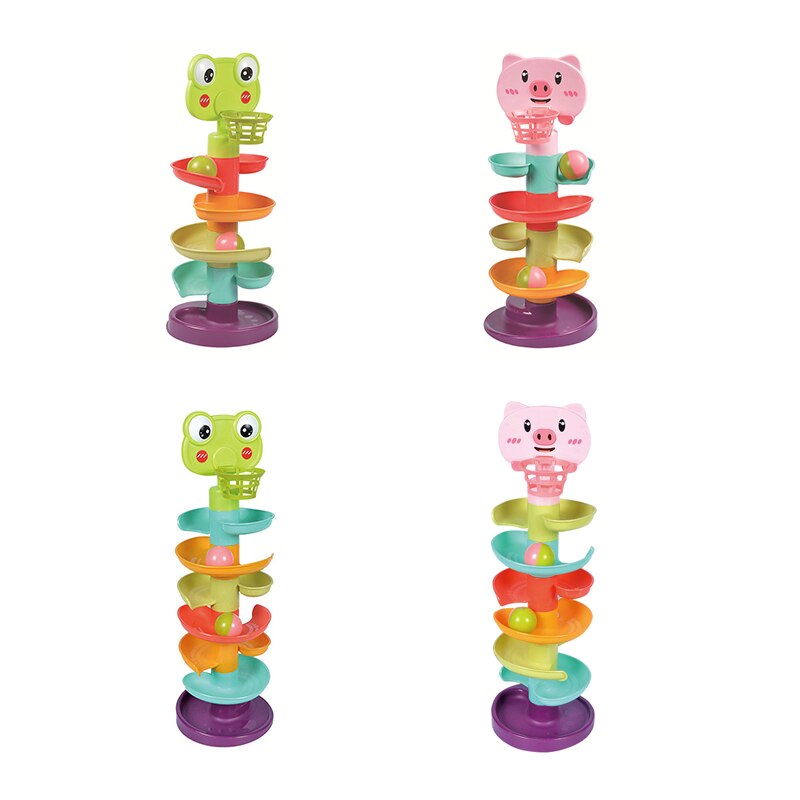 Karikatur Ebene Schwein Spur Stapeln Spiel Spielzeug freundlicher Spielzeug Abnehmbare gleiten Spur Gestapelt Bord Spiel Lustige Familie Party Spiel Weihnachten