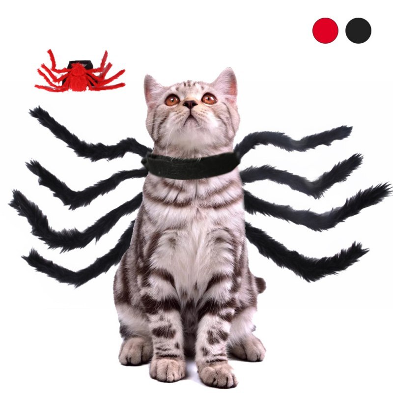 Halloween Haustier Spinne Kleidung Simulation Spinne Cosplay Kostüm Für Hunde Katzen Party Cosplay Lustige Outfit Haustier Halloween Kleid Bis