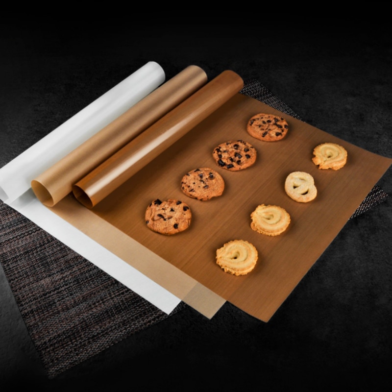 2Stck wiederverwendbar nicht Stock Backen Papier Hohe Temperatur Beständig Blatt Gebäck Backen Ölpapier Grill Backen matt Backen Werkzeuge