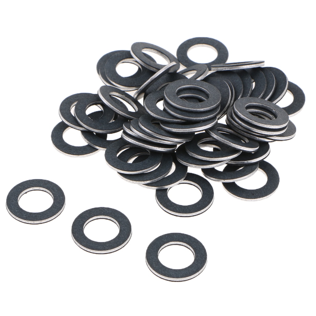 50x Öl Ablauf Dichtungen Stecker Zerquetschen Waschmaschine Dichtungen für Toyota für Lexus 90430-12031