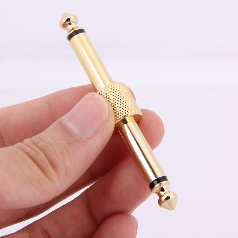 Gitarre Effekt Pedal Koppler Anschlüsse Gerade Konvertieren Stecker für Pedale Pedal Koppler 1/4 zoll Für Gitarre Effekt Pedal Anschluss