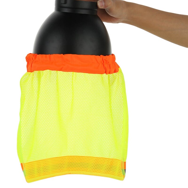 Reflektierende Streifen Hals Schild Sicherheit Harte Hütte Kappe Sonne Schatten Schutzhelme Arbeitsplatz Sicherheit