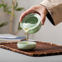 Tee-einstellen Kung Fu Umfassen 1 Topf 1 Tasse, elegante gaiwan, schöNe und einfache teekanne wasserkocher. kaffee Tasse. freies