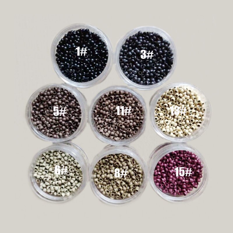 500Stck Nano Ring Perlen Haar Verlängerung Werkzeuge 2,5mm Nano kupfer Ring nano perlen 8 Farben Optional